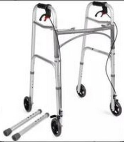 Mobility support-Timago Four-wheeled walker with brakes JMCC3223, Terrain adaptability-Timago Four-wheeled walker with brakes JMCC3223, User comfort-Timago Four-wheeled walker with brakes JMCC3223, Easy transport-Timago Four-wheeled walker with brakes JMCC3223