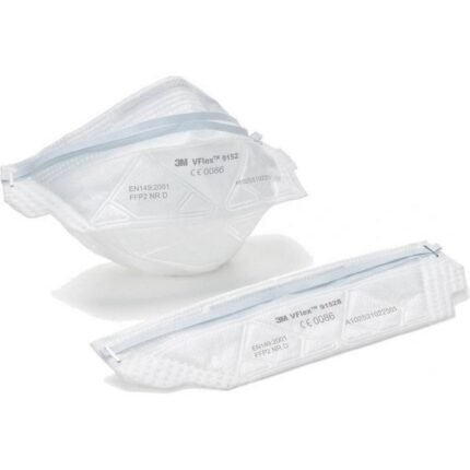 Exposure to harmful airborne particles and pollutants-3M 9152 Vflex FFP2 Respirator, Discomfort and poor fit with traditional masks during extended use-3M 9152 Vflex FFP2 Respirator, Difficulty breathing due to low breathability in some respirators-3M 9152 Vflex FFP2 Respirator, Lack of secure sealing leading to air leaks and reduced protection-3M 9152 Vflex FFP2 Respirator