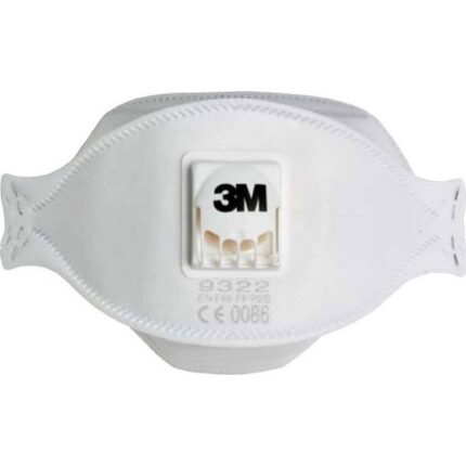 Inhalation of harmful airborne particles (dust, aerosols, and pathogens)-3M 9322+ Aura FFP2 s ventilkem,