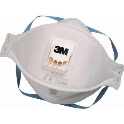 Exposure to harmful airborne particles like dust and mists-3M Aura 9322+ Foldable FFP2 respirator with valve
