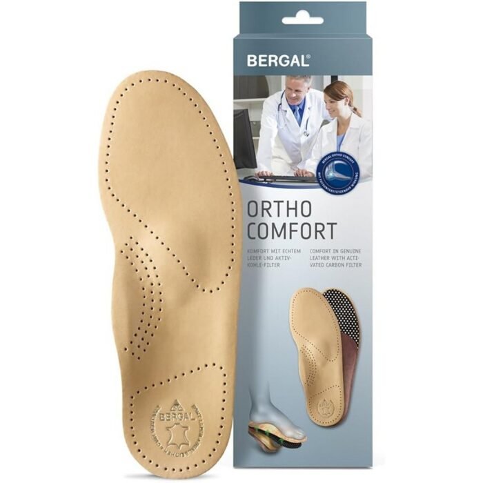 Inconfort du pied dû à un mauvais soutien de la voûte plantaire - Semelles orthopédiques Bergal, Ortho Comfort en cuir véritable, Transpiration excessive et odeurs des pieds - Semelles orthopédiques Bergal, Ortho Comfort en cuir véritable, Pression du talon et impact sur les articulations pendant la marche - Semelles orthopédiques Bergal, Ortho Comfort en cuir véritable, Mauvaise posture du pied provoquant fatigue et douleur - Semelles orthopédiques Bergal, Ortho Comfort en cuir véritable