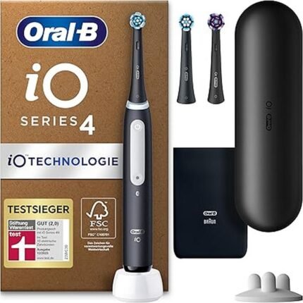 Inadequate plaque removal with manual brushing-Oral-B, iO Series 4 Plus Edition Electric Toothbrush,Matte Black, Gum damage due to excessive or insufficient brushing pressure-Oral-B, iO Series 4 Plus Edition Electric Toothbrush,Matte Black, Difficulty maintaining correct brushing time and technique-Oral-B, iO Series 4 Plus Edition Electric Toothbrush,Matte Black, Reduces cleaning effectiveness without tailored modes or feedback-Oral-B, iO Series 4 Plus Edition Electric Toothbrush,Matte Black
