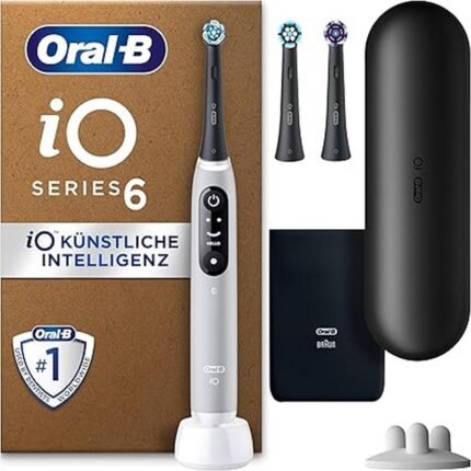 Ineffective plaque removal with basic toothbrushes-Oral-B, iO Series 6 Plus Edition Electric Toothbrush, Travel Case, Designed by Braun, Grey Opal, Gum damage from brushing too hard-Oral-B, iO Series 6 Plus Edition Electric Toothbrush, Travel Case, Designed by Braun, Grey Opal, Lack of feedback on brushing habits and technique-Oral-B, iO Series 6 Plus Edition Electric Toothbrush, Travel Case, Designed by Braun, Grey Opal, Difficulty maintaining consistent oral hygiene while traveling-Oral-B, iO Series 6 Plus Edition Electric Toothbrush, Travel Case, Designed by Braun, Grey Opal