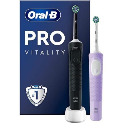 Inadequate plaque removal with manual brushing-Oral-B, Vitality Pro Electric Toothbrush, Twin Pack with 2 Replacement Brushes, Gum irritation from brushing too hard-Oral-B, Vitality Pro Electric Toothbrush, Twin Pack with 2 Replacement Brushes, Short or uneven brushing duration-Oral-B, Vitality Pro Electric Toothbrush, Twin Pack with 2 Replacement Brushes, No backup handle for sharing or travel-Oral-B, Vitality Pro Electric Toothbrush, Twin Pack with 2 Replacement Brushes