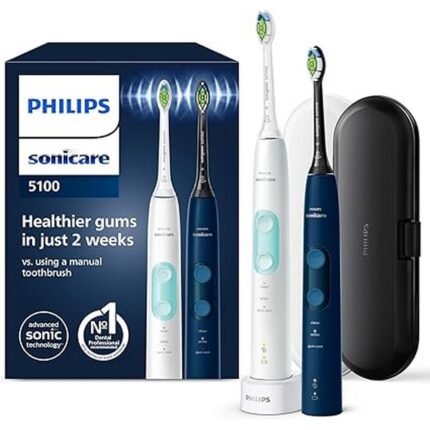 Plaque buildup due to inefficient manual brushing-Philips, Sonicare ProtectiveClean 5100 electric toothbrush HX6851 / 34 double pack, Gum sensitivity from harsh brushing-Philips, Sonicare ProtectiveClean 5100 electric toothbrush HX6851 / 34 double pack, Inconsistent brushing time-Philips, Sonicare ProtectiveClean 5100 electric toothbrush HX6851 / 34 double pack, Forgetting to replace brush heads on time-Philips, Sonicare ProtectiveClean 5100 electric toothbrush HX6851 / 34 double pack