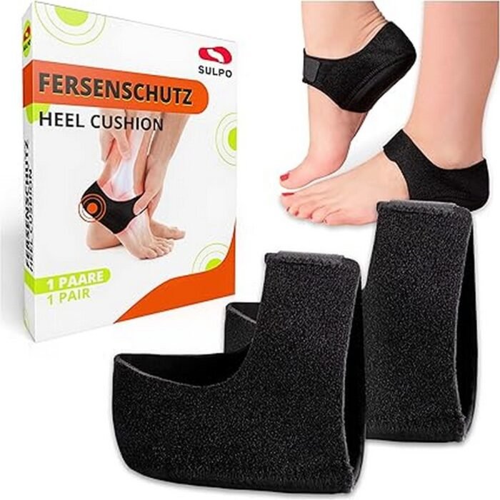 Heel pain and discomfort during walking or standing-SULPO, 1 Pair of Heel Pads - Insoles Gel - Socks L 40-46, Blisters and irritation caused by shoe friction-SULPO, 1 Pair of Heel Pads - Insoles Gel - Socks L 40-46, Lack of cushioning in regular shoe insoles-SULPO, 1 Pair of Heel Pads - Insoles Gel - Socks L 40-46, Heel fatigue and soreness from prolonged activity-SULPO, 1 Pair of Heel Pads - Insoles Gel - Socks L 40-46