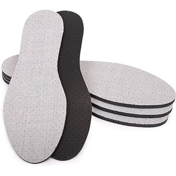 Excessive foot sweat causing discomfort and dampness-SULPO, Marol Activated Carbon Insoles for Sweaty Feet 4 Pairs Size 3-11 (UK) 43 grey, Lingering foul odors in shoes due to moisture-SULPO, Marol Activated Carbon Insoles for Sweaty Feet 4 Pairs Size 3-11 (UK) 43 grey, Bacterial growth leading to foot infections-SULPO, Marol Activated Carbon Insoles for Sweaty Feet 4 Pairs Size 3-11 (UK) 43 grey, Slippery feet inside shoes due to lack of grip-SULPO, Marol Activated Carbon Insoles for Sweaty Feet 4 Pairs Size 3-11 (UK) 43 grey