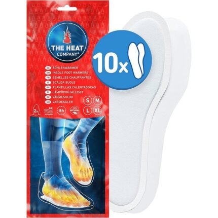 Pieds froids lors d'activités hivernales en plein air - THE HEAT COMPANY, Chauffe-pieds 10 paires, 36/38 EU,