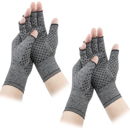 Rheumatoid arthritis pain relief - 2 Pairs of Osteoarthritis Gloves Compression Gloves Women Provides Heat and Compression to Promote Healing Relief of Pain in Rheumatoid Arthritis and Carpal Tunnel, Carpal tunnel relief - 2 Pairs of Osteoarthritis Gloves Compression Gloves Women Provides Heat and Compression to Promote Healing Relief of Pain in Rheumatoid Arthritis and Carpal Tunnel, Hand swelling reduction - 2 Pairs of Osteoarthritis Gloves Compression Gloves Women Provides Heat and Compression to Promote Healing Relief of Pain in Rheumatoid Arthritis and Carpal Tunnel, Improved hand mobility - 2 Pairs of Osteoarthritis Gloves Compression Gloves Women Provides Heat and Compression to Promote Healing Relief of Pain in Rheumatoid Arthritis and Carpal Tunnel