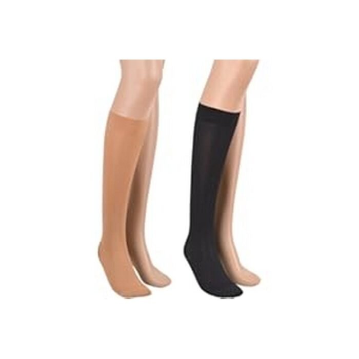Swollen legs from long shifts–ASSISTICA® Lace Compression Stockings, Discomfort from varicose veins–ASSISTICA® 23–32 mmHg Support, Rolling stockings–Lace Top Silicone Band by ASSISTICA®, Post-surgery support–ASSISTICA® Medical Thigh-High Stockings