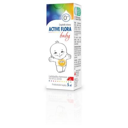 Imbalanced intestinal flora in newborns-ACTIVE FLORA Baby 0+m probiotic drops 5 ml,