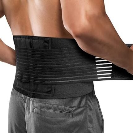 Relieves back pain – ACWOO Back Brace Back Support Belt, Provides lumbar support during sports – ACWOO Back Brace Back Support Belt, Improves posture and comfort – ACWOO Back Brace Back Support Belt, Anti-sweat breathable design – ACWOO Back Brace Back Support Belt