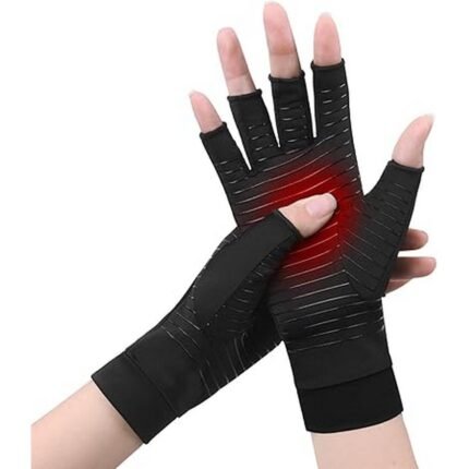 Pain relief for rheumatoid arthritis - ACWOO Copper Arthritis Gloves Compression Gloves Men Women for Rheumatoid Osteoarthritis Copper Osteoarthritis Gloves Fingerless Gloves for Pain Relief L, Osteoarthritis support - ACWOO Copper Arthritis Gloves Compression Gloves Men Women for Rheumatoid Osteoarthritis Copper Osteoarthritis Gloves Fingerless Gloves for Pain Relief L, Hand swelling reduction - ACWOO Copper Arthritis Gloves Compression Gloves Men Women for Rheumatoid Osteoarthritis Copper Osteoarthritis Gloves Fingerless Gloves for Pain Relief L, Improved hand mobility - ACWOO Copper Arthritis Gloves Compression Gloves Men Women for Rheumatoid Osteoarthritis Copper Osteoarthritis Gloves Fingerless Gloves for Pain Relief L