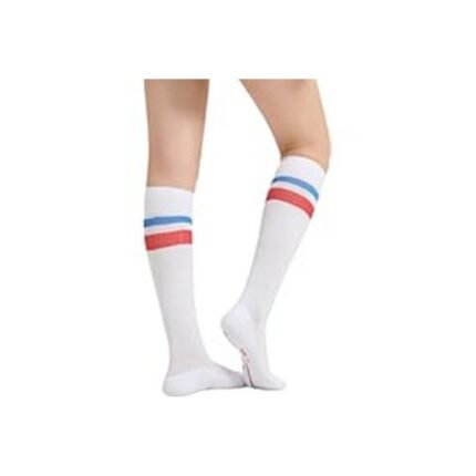 Muscle fatigue on long runs–aepra Compression Socks for Running Cycling Hiking Knee High Support 20–30 mmHg,