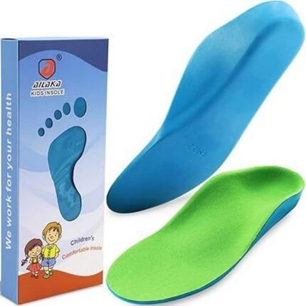 Discomfort and fatigue due to flat feet in children-Ailaka, Children's PU Foam Cushioning Inserts for Flat Feet, Green 26-29 EU 17cm, Lack of adequate arch support during foot development-Ailaka, Children's PU Foam Cushioning Inserts for Flat Feet, Green 26-29 EU 17cm, Foot pain caused by prolonged walking or standing-Ailaka, Children's PU Foam Cushioning Inserts for Flat Feet, Green 26-29 EU 17cm, Insufficient cushioning in regular children's footwear-Ailaka, Children's PU Foam Cushioning Inserts for Flat Feet, Green 26-29 EU 17cm