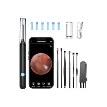Unclear view during ear cleaning - LMECHN 1080P HD Earwax Remover Otoscope,