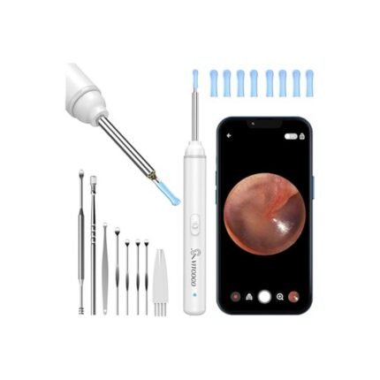Poor visibility during cleaning – VITCOCO 1920P WiFi Otoscope,
