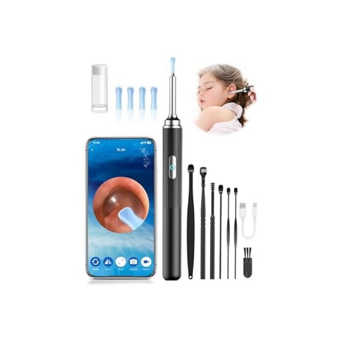 Risk of ear damage with traditional tools – PARPAT 1080P HD Ear Cleaner Otoscope,