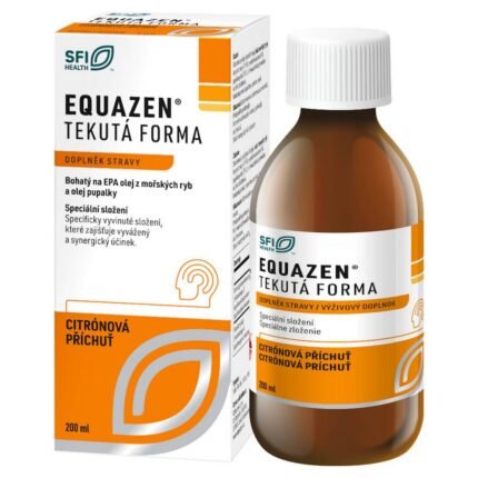 Difficulty concentrating in children-EQUAZEN Liquid form with lemon flavor 200 ml,