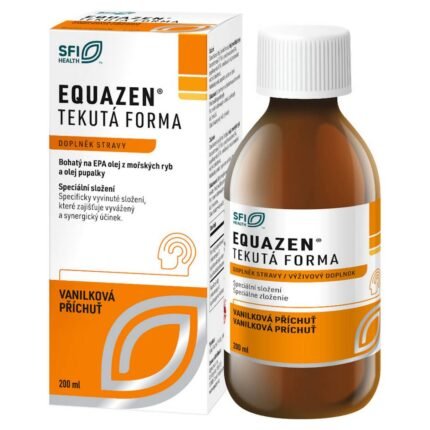 Concentration and attention challenges in children-EQUAZEN Liquid form with vanilla flavor 200 ml,