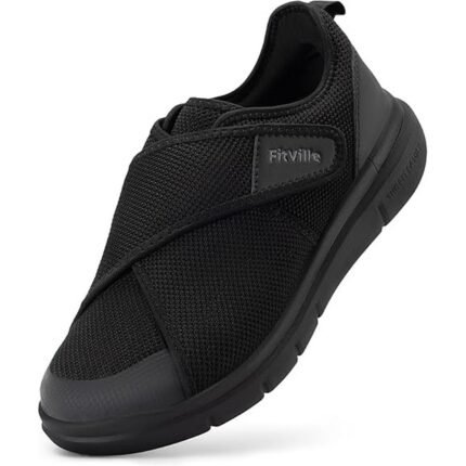 Prevents pressure on swollen feet – FitVille Diabetic Shoes Men's Extra Wide Health Shoes with Velcro Fastening Orthopaedic Shoes Slippers Walking Shoes for Swollen Feet Black Brown Size 40-50, Eases daily mobility for seniors – FitVille Diabetic Shoes Men's Extra Wide Health Shoes with Velcro Fastening Orthopaedic Shoes Slippers Walking Shoes for Swollen Feet Black Brown Size 40-50, Supports diabetic foot care – FitVille Diabetic Shoes Men's Extra Wide Health Shoes with Velcro Fastening Orthopaedic Shoes Slippers Walking Shoes for Swollen Feet Black Brown Size 40-50, Reduces strain on joints – FitVille Diabetic Shoes Men's Extra Wide Health Shoes with Velcro Fastening Orthopaedic Shoes Slippers Walking Shoes for Swollen Feet Black Brown Size 40-50