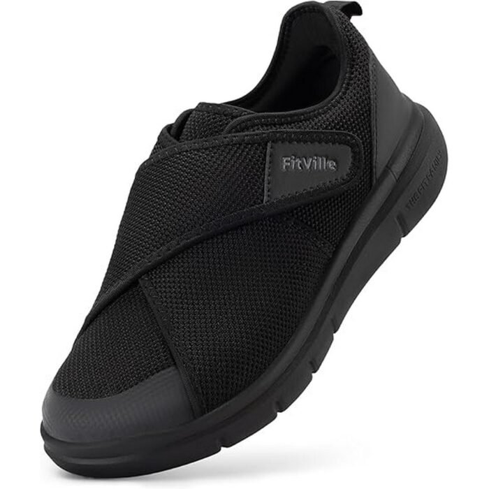 Prevents pressure on swollen feet – FitVille Diabetic Shoes Men's Extra Wide Health Shoes with Velcro Fastening Orthopaedic Shoes Slippers Walking Shoes for Swollen Feet Black Brown Size 40-50, Eases daily mobility for seniors – FitVille Diabetic Shoes Men's Extra Wide Health Shoes with Velcro Fastening Orthopaedic Shoes Slippers Walking Shoes for Swollen Feet Black Brown Size 40-50, Supports diabetic foot care – FitVille Diabetic Shoes Men's Extra Wide Health Shoes with Velcro Fastening Orthopaedic Shoes Slippers Walking Shoes for Swollen Feet Black Brown Size 40-50, Reduces strain on joints – FitVille Diabetic Shoes Men's Extra Wide Health Shoes with Velcro Fastening Orthopaedic Shoes Slippers Walking Shoes for Swollen Feet Black Brown Size 40-50