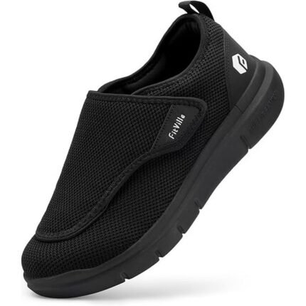 Relieves pressure from foot swelling – FitVille EasyTop Wings V2 Men's Extra Wide Nursing Slippers with Velcro Fastening, Supports safe walking – FitVille EasyTop Wings V2 Men's Extra Wide Nursing Slippers with Velcro Fastening, Enhances ease of wear – FitVille EasyTop Wings V2 Men's Extra Wide Nursing Slippers with Velcro Fastening, Provides comfort during recovery – FitVille EasyTop Wings V2 Men's Extra Wide Nursing Slippers with Velcro Fastening