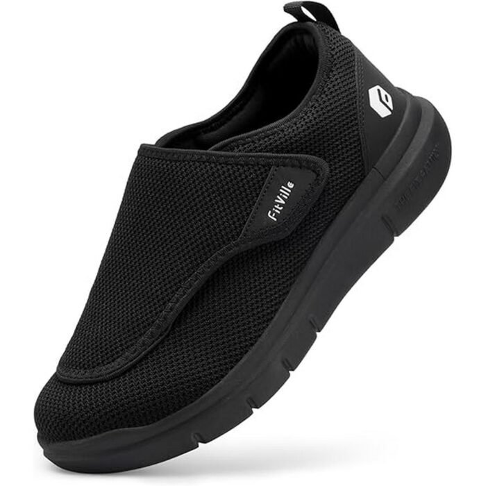 Relieves pressure from foot swelling – FitVille EasyTop Wings V2 Men's Extra Wide Nursing Slippers with Velcro Fastening, Supports safe walking – FitVille EasyTop Wings V2 Men's Extra Wide Nursing Slippers with Velcro Fastening, Enhances ease of wear – FitVille EasyTop Wings V2 Men's Extra Wide Nursing Slippers with Velcro Fastening, Provides comfort during recovery – FitVille EasyTop Wings V2 Men's Extra Wide Nursing Slippers with Velcro Fastening