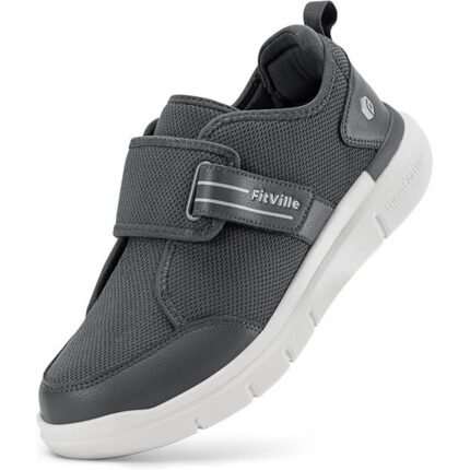 Blister prevention – FitVille Extra Wide Diabetic Shoes Men's Orthopaedic Health Shoes with Velcro Fastening Walking Shoes Seniors Slippers Bandage Shoes for Swollen Feet Black Blue Size 40-50, Accommodates swollen or diabetic feet – FitVille Extra Wide Diabetic Shoes Men's Orthopaedic Health Shoes with Velcro Fastening Walking Shoes Seniors Slippers Bandage Shoes for Swollen Feet Black Blue Size 40-50, Easy to wear for seniors – FitVille Extra Wide Diabetic Shoes Men's Orthopaedic Health Shoes with Velcro Fastening Walking Shoes Seniors Slippers Bandage Shoes for Swollen Feet Black Blue Size 40-50, Shock absorption for walking – FitVille Extra Wide Diabetic Shoes Men's Orthopaedic Health Shoes with Velcro Fastening Walking Shoes Seniors Slippers Bandage Shoes for Swollen Feet Black Blue Size 40-50