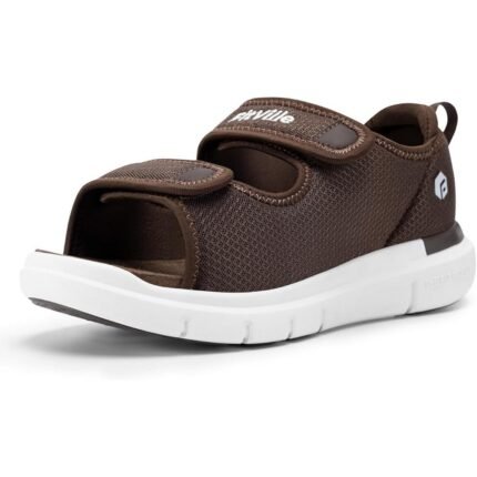 Reduces discomfort from swelling – FitVille Wide Open Diabetic Sandals Men's Orthopaedic with Velcro Fastening Adjustable Health Shoes Bandage Shoes for Swollen Feet Rehabilitation Shoes Edema Slippers, Eases rehabilitation needs – FitVille Wide Open Diabetic Sandals Men's Orthopaedic with Velcro Fastening Adjustable Health Shoes Bandage Shoes for Swollen Feet Rehabilitation Shoes Edema Slippers, Simplifies dressing with Velcro – FitVille Wide Open Diabetic Sandals Men's Orthopaedic with Velcro Fastening Adjustable Health Shoes Bandage Shoes for Swollen Feet Rehabilitation Shoes Edema Slippers, Ensures orthopaedic comfort – FitVille Wide Open Diabetic Sandals Men's Orthopaedic with Velcro Fastening Adjustable Health Shoes Bandage Shoes for Swollen Feet Rehabilitation Shoes Edema Slippers