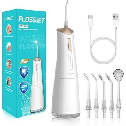 Ineffective flossing with string – FlossJet Wireless Oral Irrigator,
