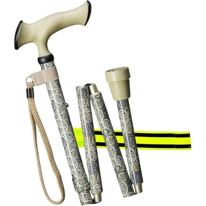 Provides adjustable height for comfort – Gastrock Walking Stick Folding Stick 4-Piece Height Adjustable Foldable Super Soft Ergonomic - Made of Aluminium with Ergonomic Handle Maximum Load 120 kg + Olanmarp Velcro Strap with Stripes, Enhances grip comfort – Gastrock Walking Stick Folding Stick 4-Piece Height Adjustable Foldable Super Soft Ergonomic - Made of Aluminium with Ergonomic Handle Maximum Load 120 kg + Olanmarp Velcro Strap with Stripes, Easy to fold and carry – Gastrock Walking Stick Folding Stick 4-Piece Height Adjustable Foldable Super Soft Ergonomic - Made of Aluminium with Ergonomic Handle Maximum Load 120 kg + Olanmarp Velcro Strap with Stripes, Supports up to 120 kg – Gastrock Walking Stick Folding Stick 4-Piece Height Adjustable Foldable Super Soft Ergonomic - Made of Aluminium with Ergonomic Handle Maximum Load 120 kg + Olanmarp Velcro Strap with Stripes