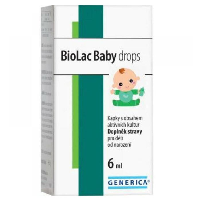 Digestive imbalance in infants-GENERICA Biolac baby drops 6 ml,