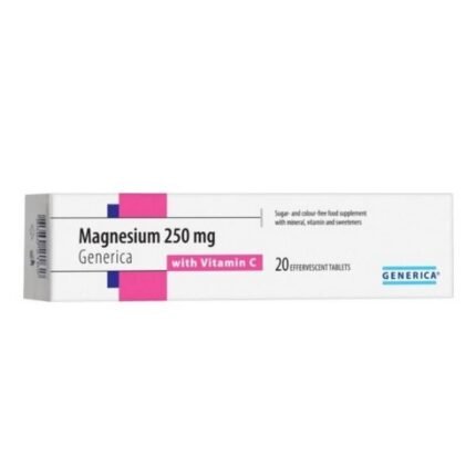 Supporting the nervous system – Generica Magnesium 250mg with Vitamin C,