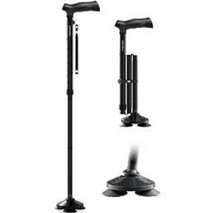 Provides adjustable height for comfort – HONEYBULL Walking Stick for Men and Women – Foldable, Adjustable, Collapsible, Freestanding Stick, Robust, Walking Stick for Adults and Seniors, Enables easy folding and storage – HONEYBULL Walking Stick for Men and Women – Foldable, Adjustable, Collapsible, Freestanding Stick, Robust, Walking Stick for Adults and Seniors, Offers stable freestanding support – HONEYBULL Walking Stick for Men and Women – Foldable, Adjustable, Collapsible, Freestanding Stick, Robust, Walking Stick for Adults and Seniors, Improves mobility and balance – HONEYBULL Walking Stick for Men and Women – Foldable, Adjustable, Collapsible, Freestanding Stick, Robust, Walking Stick for Adults and Seniors