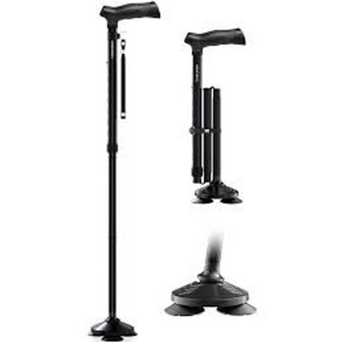 Provides adjustable height for comfort – HONEYBULL Walking Stick for Men and Women – Foldable, Adjustable, Collapsible, Freestanding Stick, Robust, Walking Stick for Adults and Seniors, Enables easy folding and storage – HONEYBULL Walking Stick for Men and Women – Foldable, Adjustable, Collapsible, Freestanding Stick, Robust, Walking Stick for Adults and Seniors, Offers stable freestanding support – HONEYBULL Walking Stick for Men and Women – Foldable, Adjustable, Collapsible, Freestanding Stick, Robust, Walking Stick for Adults and Seniors, Improves mobility and balance – HONEYBULL Walking Stick for Men and Women – Foldable, Adjustable, Collapsible, Freestanding Stick, Robust, Walking Stick for Adults and Seniors