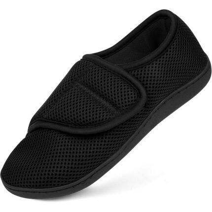 Relieves foot swelling pressure – HOTUT Diabetic Slippers for Men and Women, Adjustable Swollen Feet Slippers, Extra Wide Walking Shoes, Non-Slip Deer Shoes for Seniors, Wide Velcro Health Shoes, Easy fit with Velcro straps – HOTUT Diabetic Slippers for Men and Women, Adjustable Swollen Feet Slippers, Extra Wide Walking Shoes, Non-Slip Deer Shoes for Seniors, Wide Velcro Health Shoes, Prevents slipping accidents – HOTUT Diabetic Slippers for Men and Women, Adjustable Swollen Feet Slippers, Extra Wide Walking Shoes, Non-Slip Deer Shoes for Seniors, Wide Velcro Health Shoes, Supports senior mobility – HOTUT Diabetic Slippers for Men and Women, Adjustable Swollen Feet Slippers, Extra Wide Walking Shoes, Non-Slip Deer Shoes for Seniors, Wide Velcro Health Shoes