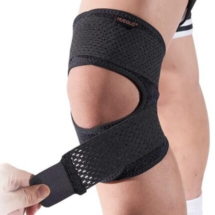 Reduces knee instability during activity – HUEGLO Knee Support with Side Stabilisers and Adjustable Patella Pad (XL), Alleviates joint pain and supports recovery – HUEGLO Knee Support with Side Stabilisers and Adjustable Patella Pad (XL), Enhances movement confidence post-injury – HUEGLO Knee Support with Side Stabilisers and Adjustable Patella Pad (XL), Breathable support for daily or athletic use – HUEGLO Knee Support with Side Stabilisers and Adjustable Patella Pad (XL)