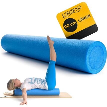 Core Strength Improvement - KAWANYO Pilates Roller for Stability & Balance Exercises Exercise Aid for Pilates Training Yoga Roll Made of Hard Foam for Yoga Pilates Fitness Gymnastics Rehabilitation & Therapy, Posture Correction - KAWANYO Pilates Roller for Stability & Balance Exercises Exercise Aid for Pilates Training Yoga Roll Made of Hard Foam for Yoga Pilates Fitness Gymnastics Rehabilitation & Therapy, Muscle Activation - KAWANYO Pilates Roller for Stability & Balance Exercises Exercise Aid for Pilates Training Yoga Roll Made of Hard Foam for Yoga Pilates Fitness Gymnastics Rehabilitation & Therapy, Rehabilitation Support - KAWANYO Pilates Roller for Stability & Balance Exercises Exercise Aid for Pilates Training Yoga Roll Made of Hard Foam for Yoga Pilates Fitness Gymnastics Rehabilitation & Therapy