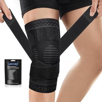 Knee pain – Lexniush Knee Support for Men and Women, Compression Knee Support with Straps for Knee Pain, Meniscus Tear, Arthritis, ACL, Adjustable Bandage Knee for Football, Running, Sports, Yoga (Black, L), Meniscus tear – Lexniush Knee Support for Men and Women, Compression Knee Support with Straps for Knee Pain, Meniscus Tear, Arthritis, ACL, Adjustable Bandage Knee for Football, Running, Sports, Yoga (Black, L), Arthritis – Lexniush Knee Support for Men and Women, Compression Knee Support with Straps for Knee Pain, Meniscus Tear, Arthritis, ACL, Adjustable Bandage Knee for Football, Running, Sports, Yoga (Black, L), ACL injury – Lexniush Knee Support for Men and Women, Compression Knee Support with Straps for Knee Pain, Meniscus Tear, Arthritis, ACL, Adjustable Bandage Knee for Football, Running, Sports, Yoga (Black, L)
