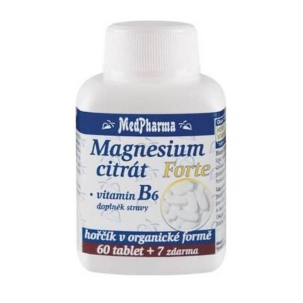 Supporting the nervous system – MedPharma Magnesium Citrate Forte + Vitamin B6,
