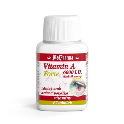 Vitamin A deficiency and related immune weakness-MEDPHARMA Vitamin A 6000 IU forte,