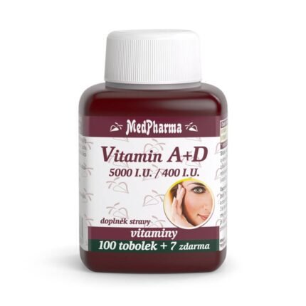 Vitamin A and D deficiencies-MEDPHARMA Vitamin A+D (5000 IU/400 IU),