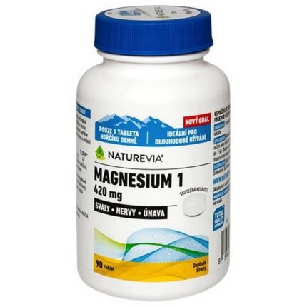 Supporting the nervous system – NatureVia Magnesium 1 420 mg,