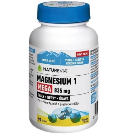 Supporting the nervous system – NatureVia Magnesium Mega 835mg,