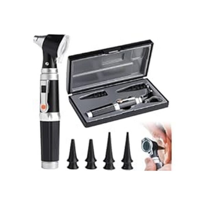 Poor visibility inside the ear – Otoscope with LED light,