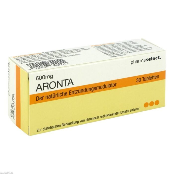 Eye health support in inflammatory conditions — PHARMASELECT Aronta 600 mg,