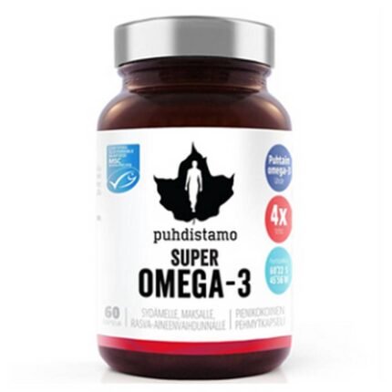 Low Omega-3 Intake-PUHDISTAMO Super omega 3,