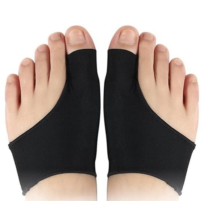 Reduces bunion pain and discomfort – Ruayia Hallux Valgus Socks, 1 Pair Bunion Correctors, Correction Bandage Socks with Integrated Silicone Gel Pads for Pain Relief for Hallux Valgus - Black, Supports big toe realignment – Ruayia Hallux Valgus Socks, 1 Pair Bunion Correctors, Correction Bandage Socks with Integrated Silicone Gel Pads for Pain Relief for Hallux Valgus - Black, Provides cushioning and pressure relief – Ruayia Hallux Valgus Socks, 1 Pair Bunion Correctors, Correction Bandage Socks with Integrated Silicone Gel Pads for Pain Relief for Hallux Valgus - Black, Comfortable for everyday use – Ruayia Hallux Valgus Socks, 1 Pair Bunion Correctors, Correction Bandage Socks with Integrated Silicone Gel Pads for Pain Relief for Hallux Valgus - Black