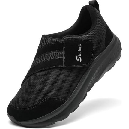 Blister and pressure relief – SHULOOK Diabetic Shoes Men's Extra Wide Lightweight Shoes for Swollen Feet Senior Shoes with Velcro Fastening Trainers, Easy on/off for seniors – SHULOOK Diabetic Shoes Men's Extra Wide Lightweight Shoes for Swollen Feet Senior Shoes with Velcro Fastening Trainers, Comfortable fit for swollen diabetic feet – SHULOOK Diabetic Shoes Men's Extra Wide Lightweight Shoes for Swollen Feet Senior Shoes with Velcro Fastening Trainers, Lightweight cushioning and support – SHULOOK Diabetic Shoes Men's Extra Wide Lightweight Shoes for Swollen Feet Senior Shoes with Velcro Fastening Trainers